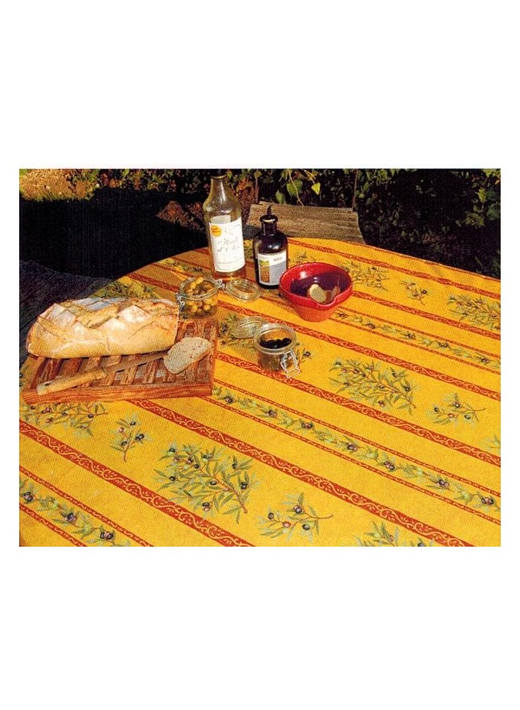 Nappe Enduite Clos des Oliviers jaune