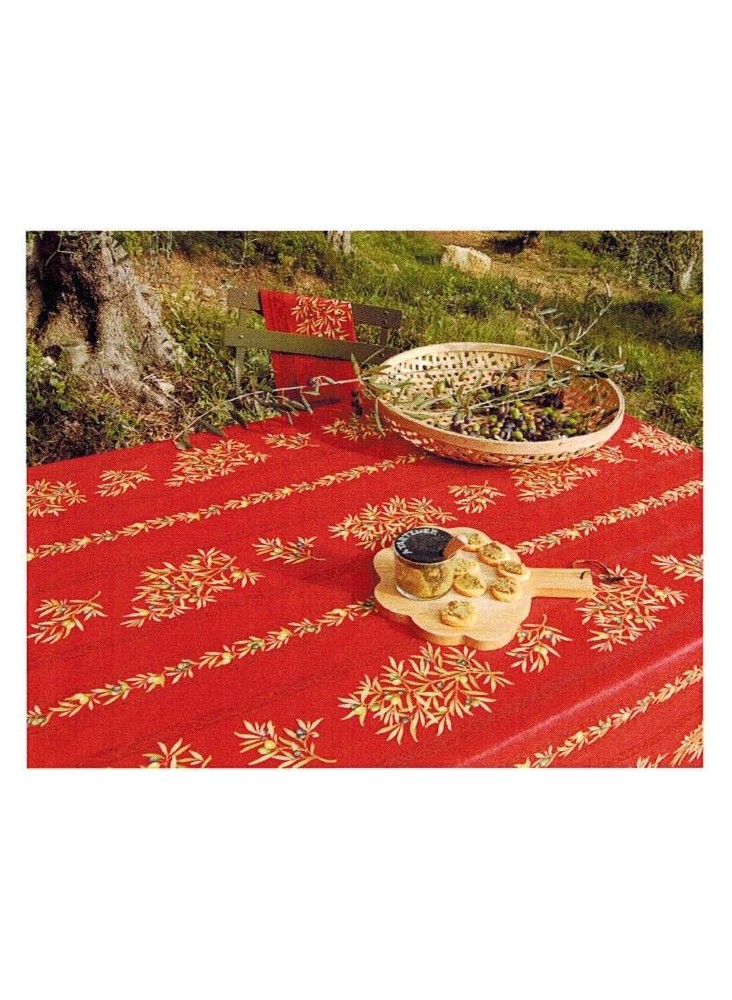 NAPPE COTON CLOS DES OLIVIERS ROUGE