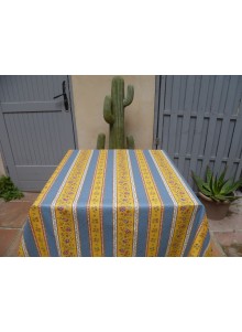 Nappe Enduite BEAUCAIRE Jaune Bleu