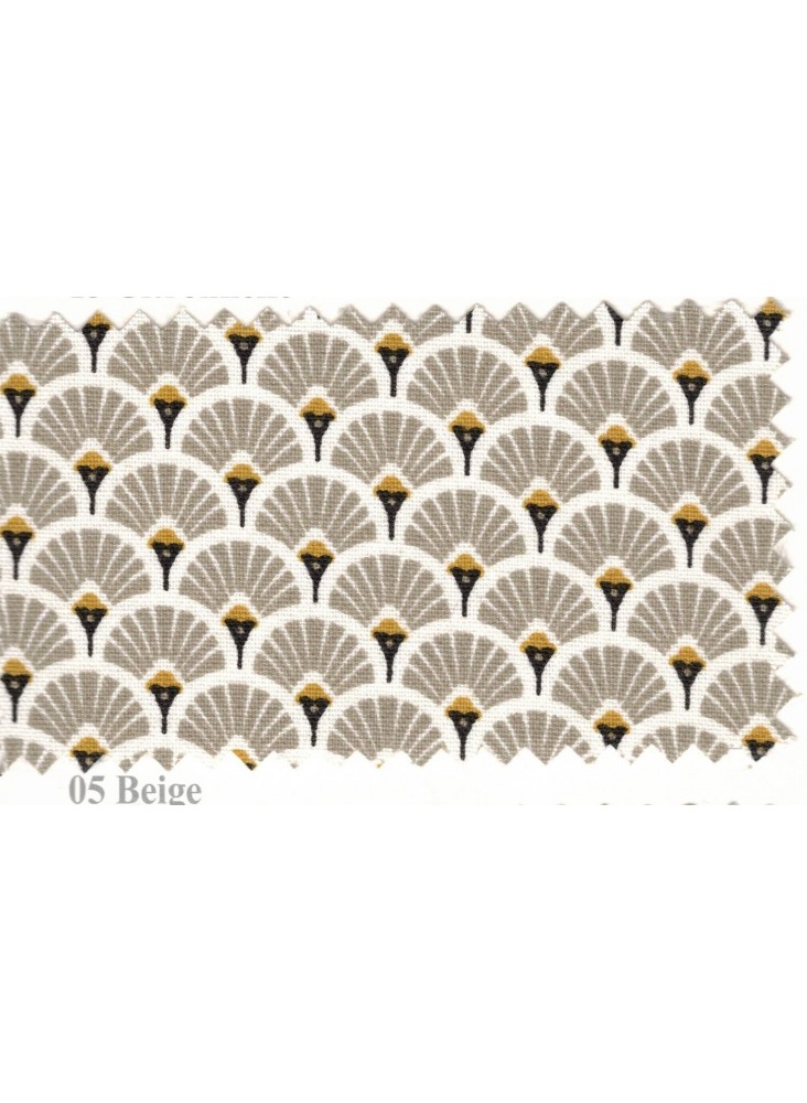 Nappe Enduite Eventails Beige