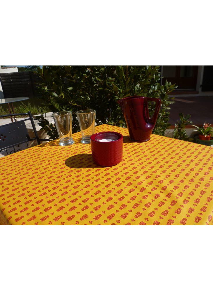 nappe-coton-cigalou-jaune nappe-coton-cigalou-jaune