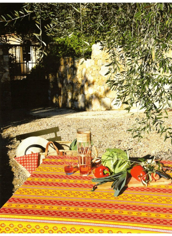NAPPE ENDUITE SORMIOU JAUNE ROUGE NAPPE ENDUITE SORMIOU JAUNE ROUGE