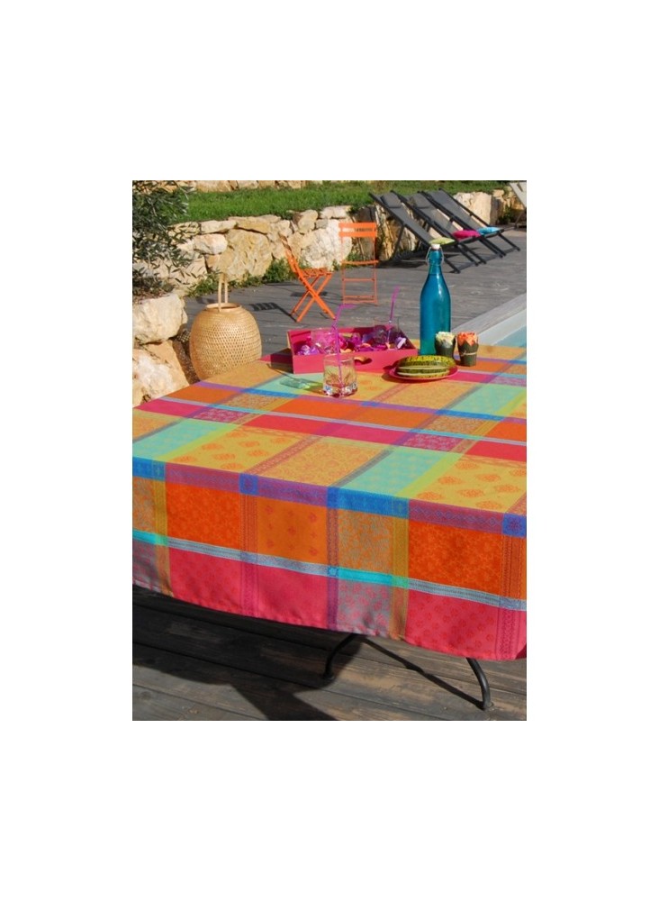 NAPPE JACQUARD ENDUIT VALESCURE MULTICOLORE