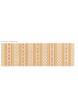 TISSU COTON ARLESIENNE RAYURE IVOIRE ORANGE